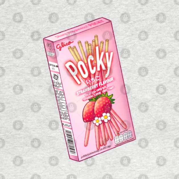 Strawberry Pocky by Riacchie Illustrations
